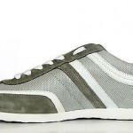 Hugo Boss Men’s Lace Up Fashion Sneakers Silvans Grey 50235181 New Authentic