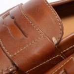 COLE HAAN 13 tan brown DOUGLAS PENNY LOAFER leather slip on MOC TOE shoe  NEW