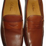 COLE HAAN MENS HOWLAND PENNY LOAFERS CASUAL TAN SLIP ON DRIVING SHOES SZ 7 EUC