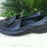 Cole Haan Bragano Tassle Slip On  9.5 M – Black Italy