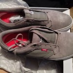 New! VANS TYPE II Mens Sz 13 Shoe Grey And White . Casual Trainer