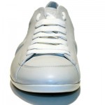 $330 Hugo Boss Black Label Leather Sneakers White Mens Shoes 11.5 44.5 Trainers