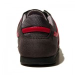 $225 Hugo Boss ORANGE Label Sneakers Black Grey Red Mens Shoes 7 40 Trainers 6.5