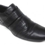 HUGO BOSS MENS BLACK LEATHER SNEAKERS SHOES SIZE 9