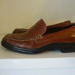 Cole Haan Brown Leather Loafer, 10M, Nike Air Rubber Sole, Excellent