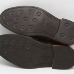 Mens shoes COLE HAAN Stratton brown leather NIKE AIR slip on loafers sz 9.5 M