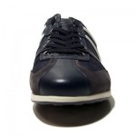 $225 Hugo Boss ORANGE Label Sneakers Navy Blue Mens Shoes 10 43 Trainers 9.5