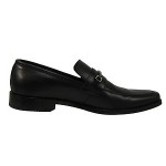 Hugo Boss Mens Carl Black Slip-on Business Casual Bit Loafers Dress Shoes