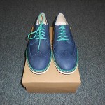 New Cole Haan Air Franklin WingTip Ocean Suede Size 12M
