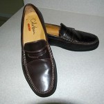 NWOB mens Cole Haan Nike Air classy brown penny loafers size 9.5M