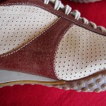Cole Haan Nike Air oxfords 10.5 M brown tan leather VGC breathing holes