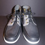 Timberland Boat Boot Navy Blue with grey and yellow details