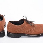 COLE HAAN 13 brown suede NIKE AIR medallion wingtip brogue oxford shoe C08646