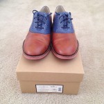 New Cole Haan Air Franklin Saddle Bourbon/Ocean Suede Sz 10.5M