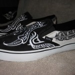 Vans TNT III Slip On,Taka Hayashi,Mens U.S. Size 13