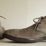 Mens DIESEL EFFECT Gray Leather Indie Grunge Chukka Ankle Boots size 8.5