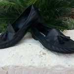 Cole Haan Bragano Tassle Slip On  9.5 M – Black Italy