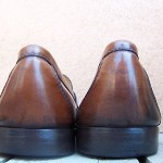 Cole Haan Mens Dress Shoe Sz Size 11D Brown Leather Casual Slip On Tassel Loafer