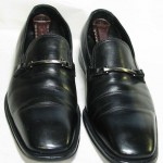 BOSS HUGO BOSS Men’s Shoes Sz 11.5 M Black Leather Horsebit Loafers