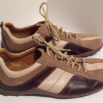 Cole Haan Mens Shoes Size 10.5 Oxfords Sneakers Tan Brown Leather Suede Ivory