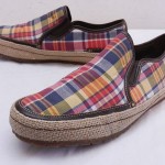 Mens 10.5 COLE HAAN Nike Air Plaid Slip On Espadrille Loafer Casual Shoes