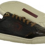 $120 DIESEL Ice Cool Men Shoe Size US 7 EU 39 Black / Bronze