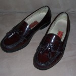 Men’s Cole Haan Brown Leather Sole Pinch Tassel Shoes Loafers Slip Ons size 10D