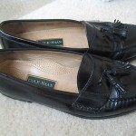 COLE HAAN Slip on Loafers with Tassel.  Black, size 13 D