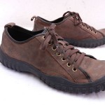 Mens 10 COLE HAAN Nike Air Brown Leather Rugged Laced Oxfords Sneakers