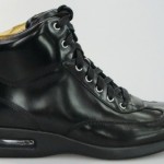 Cole Haan Air Conner High Top Boot Black Shiny C10787 sz 8.5