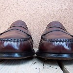Cole Haan Mens Dress Shoes Sz Size 11.5B Burgundy Leather Slip On Penny Loafers