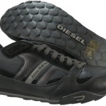 New $95 DIESEL Gunner  Men  Shoes Size US 7  EU 39  Black / Lincorice