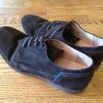MEN’S USED DIESEL FREE STEP SEAL BROWN SUEDE OXFORD SHOE, SZ 11 (44 EU)