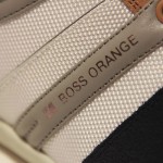 $225 Hugo Boss ORANGE Label Sneakers White Navy Mens Shoes 11 44 Trainers 10.5