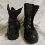 New DIESEL Mens “Butch & Cassidy” Black Leather Combat Boots Shoes US 10 EU 43