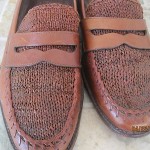 FAB COLE HAAN RESORT FULL GRAIN SADDLE & BROWN LEATHER LOAFER SLIP ON MENS 10.5