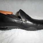 Cole Haan Nike Air Technology Sole Black Leather Slip On Loafers Size 8.5 M