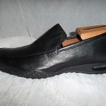 Cole Haan Nike Air Technology Sole Black Leather Slip On Loafers Size 8.5 M