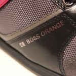 $225 Hugo Boss ORANGE Label Sneakers Black Grey Red Mens Shoes 7 40 Trainers 6.5