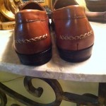 SHARP MENS  COLE HAAN BROWN LEATHER DRESS LOAFERS SIZE 9.5 M