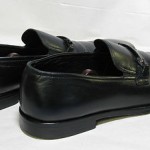BOSS HUGO BOSS Men’s Shoes Sz 11.5 M Black Leather Horsebit Loafers