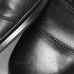 COLE HAAN 8.5 black leather AIR LORENZO CAP TOE lace up oxford dress shoe $328