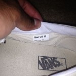 Lot Of 2 Vans Slip on shoes size 13 Black & White & Black & Gray
