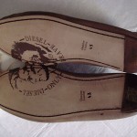 NIB $165 Mens Diesel “Onestyle” Brunette Leather Loafers Shoes Boots VERY NICE!