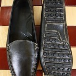 COLE HAAN Black Leather Driving Moccasins Shoes Size 11.5 M