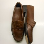 NEW COLE HAAN BOWMAN SADDLE TAN LEATHER PENNY LOAFERS WITH COMBINATION SOLES
