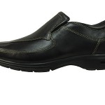 NIB COLE HAAN Air Everett Slip On Leather Shoes Mens Black 13 NEW