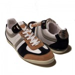 $225 Hugo Boss ORANGE Label Sneakers White Navy Mens Shoes 11 44 Trainers 10.5