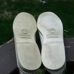 Timberland White Leather men’s boat shoes size 10M clean!