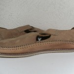 11M Men Tan COLE HAAN Resort Leather Strap Loafer